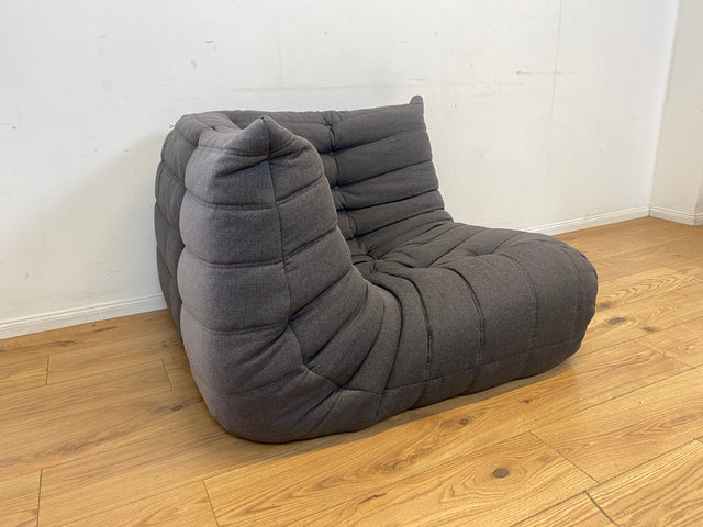 Hochwertige & sehr gut erhaltene Replica des legendären Togo Sofas I modular, äußerst gemütlich, in zeitlosem Grau I Couch Ecksofa Eckcouch Sitzgarnitur Designersofa Designercouch