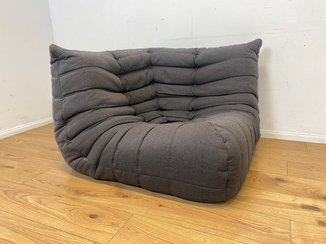Hochwertige & sehr gut erhaltene Replica des legendären Togo Sofas I modular, äußerst gemütlich, in zeitlosem Grau I Couch Ecksofa Eckcouch Sitzgarnitur Designersofa Designercouch