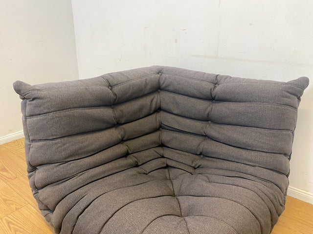 Hochwertige & sehr gut erhaltene Replica des legendären Togo Sofas I modular, äußerst gemütlich, in zeitlosem Grau I Couch Ecksofa Eckcouch Sitzgarnitur Designersofa Designercouch