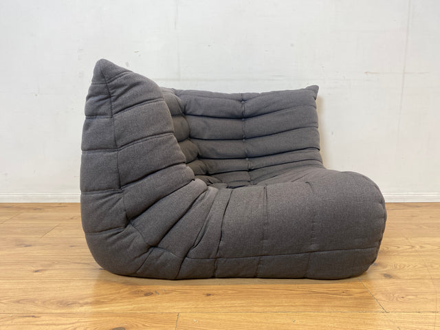 Hochwertige & sehr gut erhaltene Replica des legendären Togo Sofas I modular, äußerst gemütlich, in zeitlosem Grau I Couch Ecksofa Eckcouch Sitzgarnitur Designersofa Designercouch