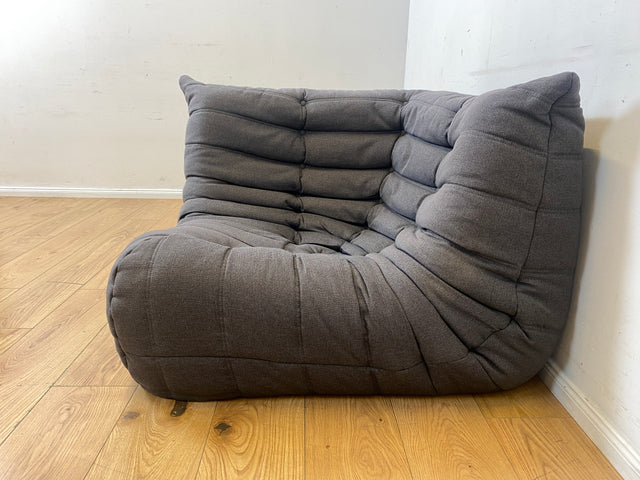 Hochwertige & sehr gut erhaltene Replica des legendären Togo Sofas I modular, äußerst gemütlich, in zeitlosem Grau I Couch Ecksofa Eckcouch Sitzgarnitur Designersofa Designercouch