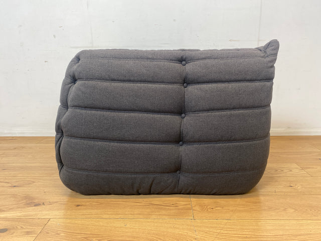 Hochwertige & sehr gut erhaltene Replica des legendären Togo Sofas I modular, äußerst gemütlich, in zeitlosem Grau I Couch Ecksofa Eckcouch Sitzgarnitur Designersofa Designercouch