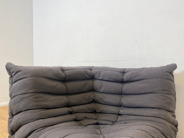 Hochwertige & sehr gut erhaltene Replica des legendären Togo Sofas I modular, äußerst gemütlich, in zeitlosem Grau I Couch Ecksofa Eckcouch Sitzgarnitur Designersofa Designercouch