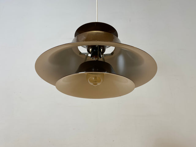 WMK I Berühmte skandinavische Space Age Designer Hängelampe Radius I Erik Belslev für Fog & Mørup
