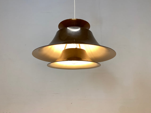 WMK I Berühmte skandinavische Space Age Designer Hängelampe Radius I Erik Belslev für Fog & Mørup