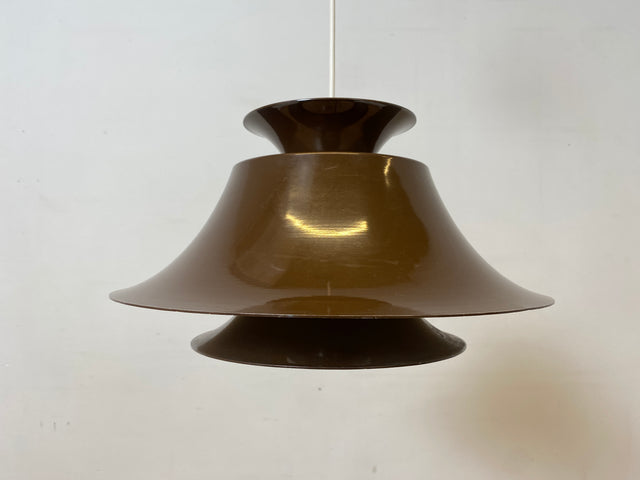 WMK I Berühmte skandinavische Space Age Designer Hängelampe Radius I Erik Belslev für Fog & Mørup