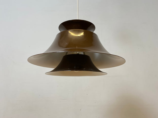 WMK I Berühmte skandinavische Space Age Designer Hängelampe Radius I Erik Belslev für Fog & Mørup