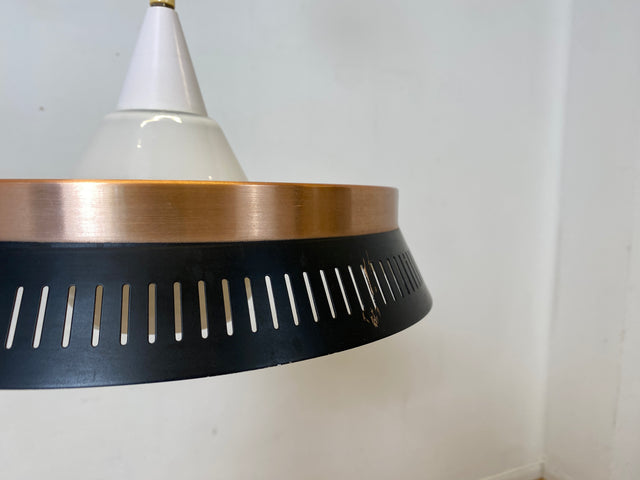 WMK I Elegante skandinavische Space Age Designer Hängelampe I Bent Karlby für Lyfa