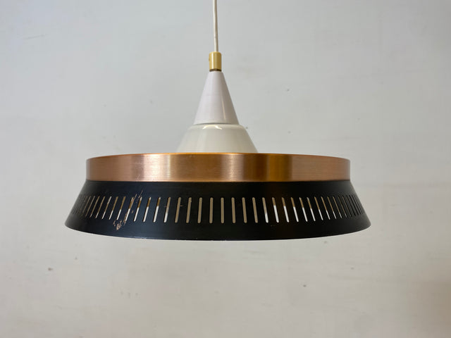 WMK I Elegante skandinavische Space Age Designer Hängelampe I Bent Karlby für Lyfa