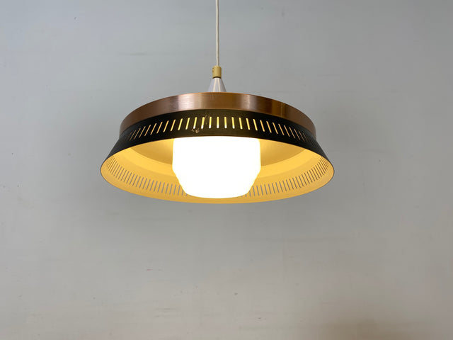 WMK I Elegante skandinavische Space Age Designer Hängelampe I Bent Karlby für Lyfa