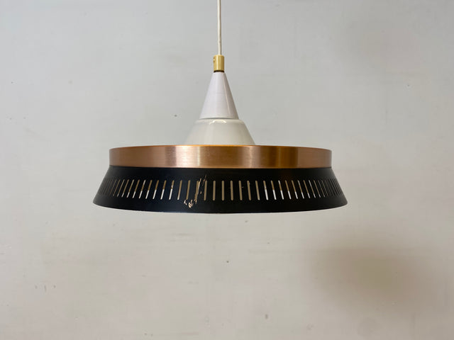 WMK I Elegante skandinavische Space Age Designer Hängelampe I Bent Karlby für Lyfa