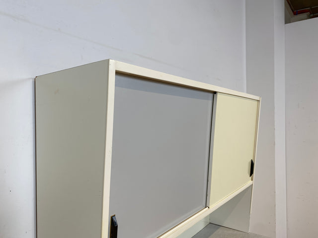 Kultige Space Age Küchenanrichte in Originalfarben mit Schiebetüren und Brot Fach I Küchenbüfett Büfett Küche Küchenzeile Buffet Anrichte Retro Vintage 60er 70er I