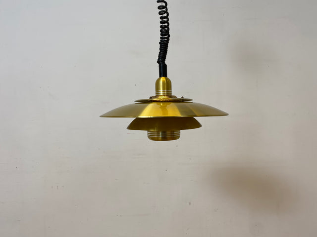 WMK I Stilvolle höhenverstellbare skandinavische Space Age Designer Pendelleuchte von Kurt Wiborg für Jeka