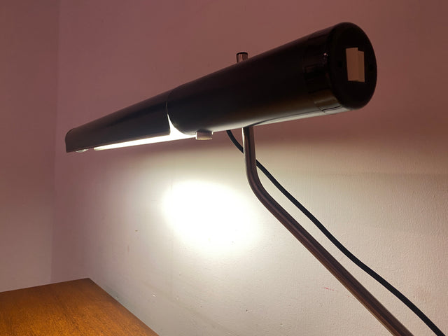 Sehr rare verstellbare Mid-Century Schwanenhals Tischleuchte von VEB NARVA I Lampe Leuchte Architektenlampe Schreibtischlampe Arbeitsleuchte Vintage Retro Werkstatt Ostalgie Industrie Design I