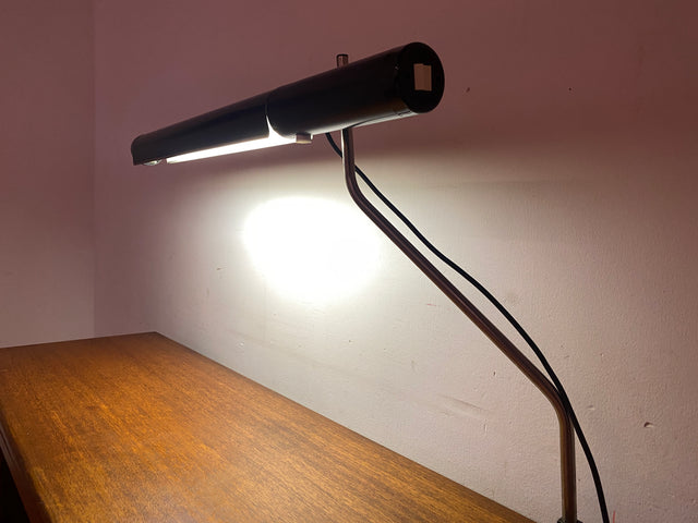 Sehr rare verstellbare Mid-Century Schwanenhals Tischleuchte von VEB NARVA I Lampe Leuchte Architektenlampe Schreibtischlampe Arbeitsleuchte Vintage Retro Werkstatt Ostalgie Industrie Design I