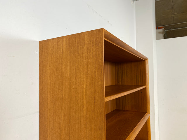 WMK I Hochwertiger Vintage Bücherschrank von Strobeck in skandinavischem Still mit Schubladen I Teakholz I Bücherregal Regal Holzregal Danish Design Mid-Century Vintage Teak I