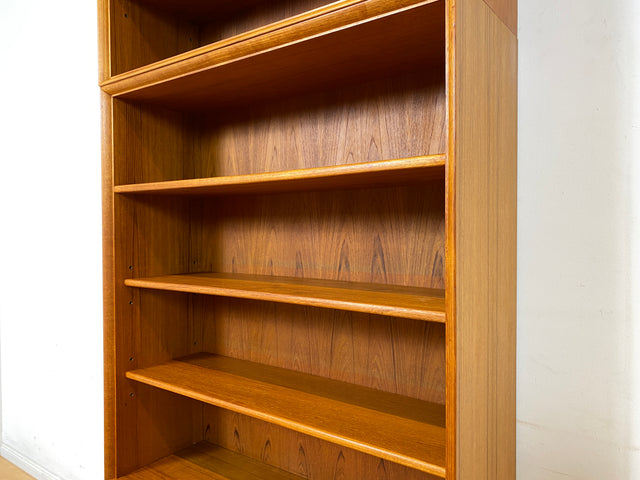 WMK I Hochwertiger Vintage Bücherschrank von Strobeck in skandinavischem Still mit Schubladen I Teakholz I Bücherregal Regal Holzregal Danish Design Mid-Century Vintage Teak I
