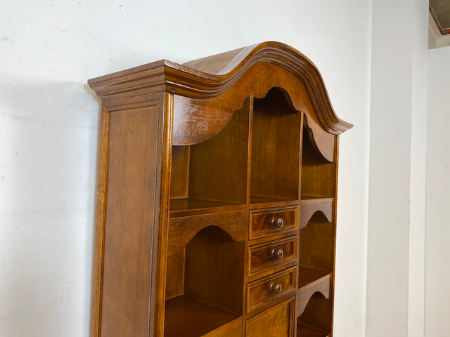 Formschöner und gut erhaltener Vintage Schreibschrank mit stabiler Schreibklappe und vielen Schubladen I Sekretär Schreibtisch Schreibkommode Bücherschrank Kommode Highboard I