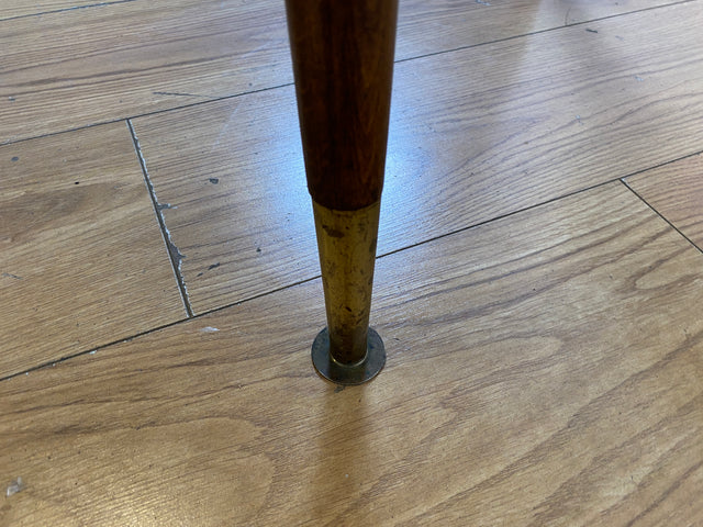Sehr gut erhaltener auszieh- & höhenverstellbarer Mid-Century Tisch mit pflegeleichter Resopal Tischplatte I Multifunktionstisch Küchentisch Esstisch Couchtisch Retro Vintage 50er 60er I