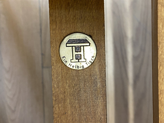 Sehr gut erhaltener auszieh- & höhenverstellbarer Mid-Century Tisch mit pflegeleichter Resopal Tischplatte I Multifunktionstisch Küchentisch Esstisch Couchtisch Retro Vintage 50er 60er I