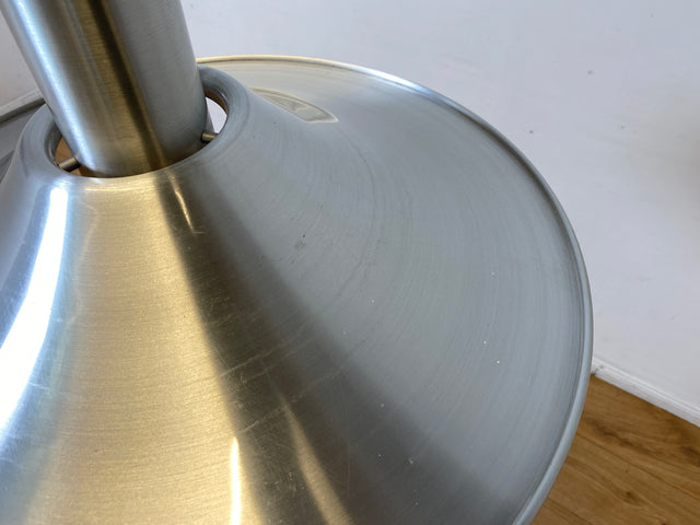 WMK I Stilvolle höhenverstellbare skandinavische Space Age Designer Pendelleuchte von Belid in Chrom