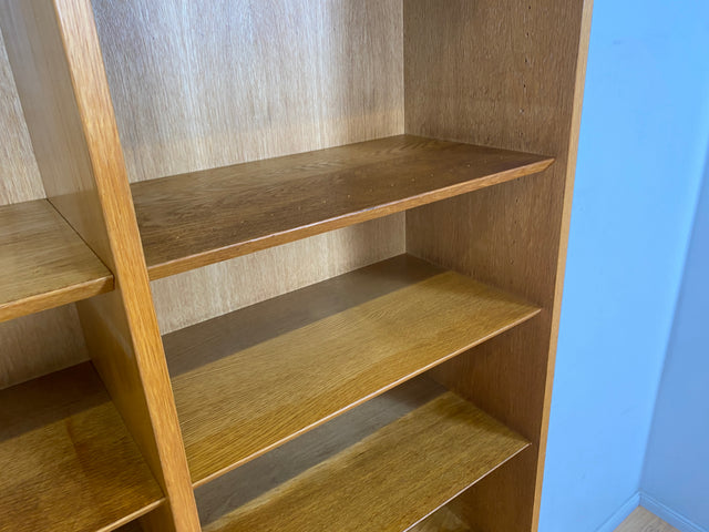 Hochwertiges skandinavisches Designerregal von Poul Hundevad mit verstellb. Regelböden I Massivholz in Eiche I Regal Bücherregal Holzregal Bücherschrank Danish Design Vintage
