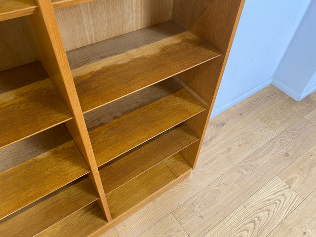 Hochwertiges skandinavisches Designerregal von Poul Hundevad mit verstellb. Regelböden I Massivholz in Eiche I Regal Bücherregal Holzregal Bücherschrank Danish Design Vintage