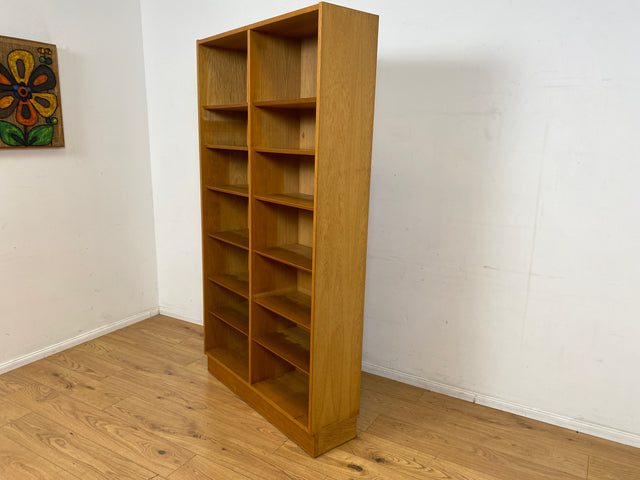 Hochwertiges skandinavisches Designerregal von Poul Hundevad mit verstellb. Regelböden I Massivholz in Eiche I Regal Bücherregal Holzregal Bücherschrank Danish Design Vintage