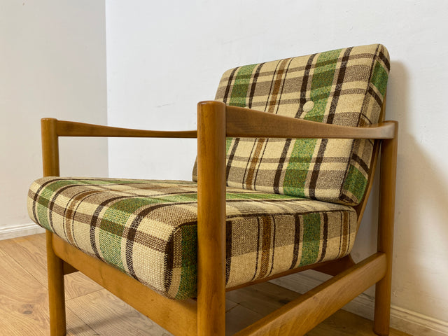 WMK I Seltener und sehr gut erhaltener Mid-Century Designersessel von Walter Knoll