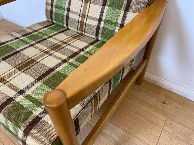 WMK I Seltener und sehr gut erhaltener Mid-Century Designersessel von Walter Knoll