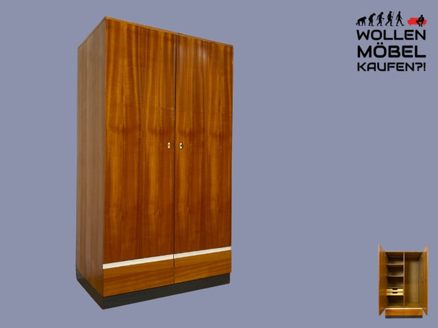 WMK I Das Glanzstück I Perfekt aufgeteilter Mid-Century Kleiderschrank aus 1967 mit Schubladen I Schrank Schlafzimmerschrank Wäscheschrank Wardrobe Vintage Retro 60er 70er I Berlin Leipzig Hamburg
