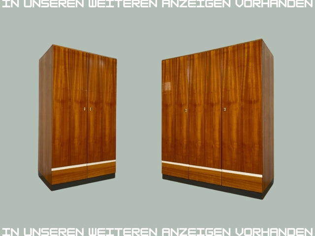 WMK I Das Glanzstück I Perfekt aufgeteilter Mid-Century Kleiderschrank aus 1967 mit Schubladen