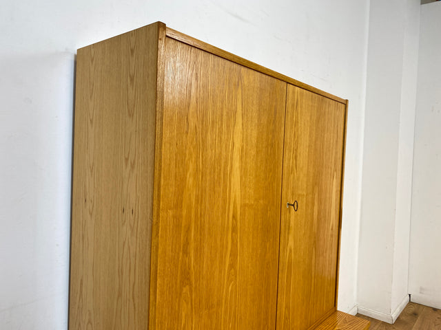 WMK I Kultiges modulares Designer Regalsystem 430 in Sen Esche mit Schubladen von Joachim Nebelung für VEB Hellerau
