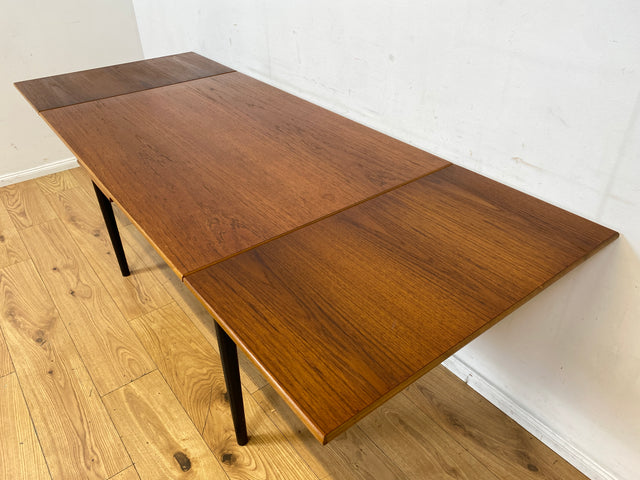 Stilvoller skandinavischer ausziehbarer Designer Tisch von Tapiovaara in Teakholz I Esszimmertisch Küchentisch Holztisch Essgruppe Danish Design Vintage Mid-Century Teak