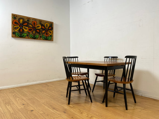 Stilvoller skandinavischer ausziehbarer Designer Tisch von Tapiovaara in Teakholz I Esszimmertisch Küchentisch Holztisch Essgruppe Danish Design Vintage Mid-Century Teak