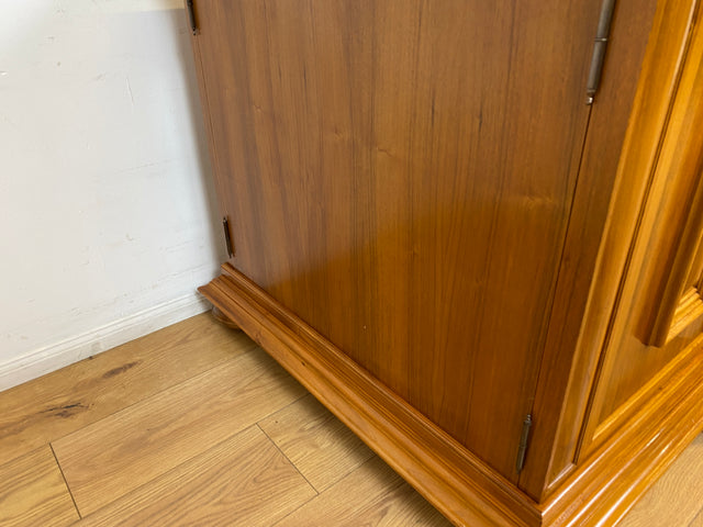 WMK I Hochwertiger Vintage 2-Personen Schreibtisch im Antiken Stil in Nussbaum