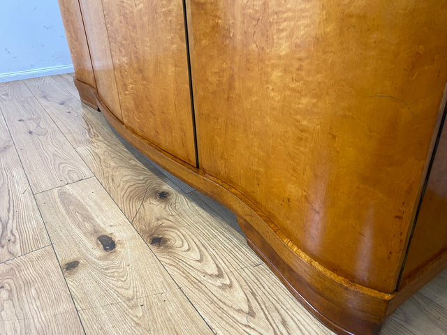 Wunderschöner und sehr gut erhaltener 30er Jahre Art Deco Kleiderschrank aus vollem Holz mit guter Aufteilung I Schrank Schlafzimmerschrank Wäscheschrank Vintage Antik Alt I