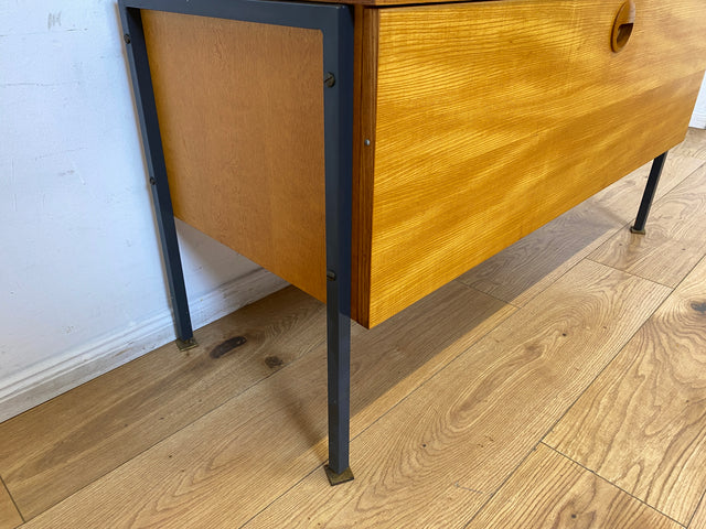 Hochwertiges modulares Designer Regalsystem 430 in Sen Esche I Joachim Nebelung für VEB Hellerau I Highboard Schrank Bücherschrank Sideboard Mid-Century Vintage DDR 60er 70er I