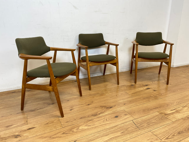 WMK I 1/3 Stilvoller skandinavischer Mid-Century Designer Stuhl I Erik Kirkegaard für Glostrup