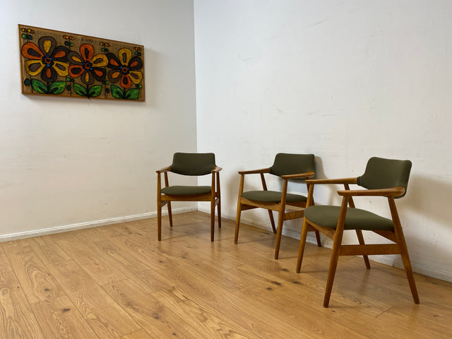 WMK I 1/3 Stilvoller skandinavischer Mid-Century Designer Stuhl I Erik Kirkegaard für Glostrup