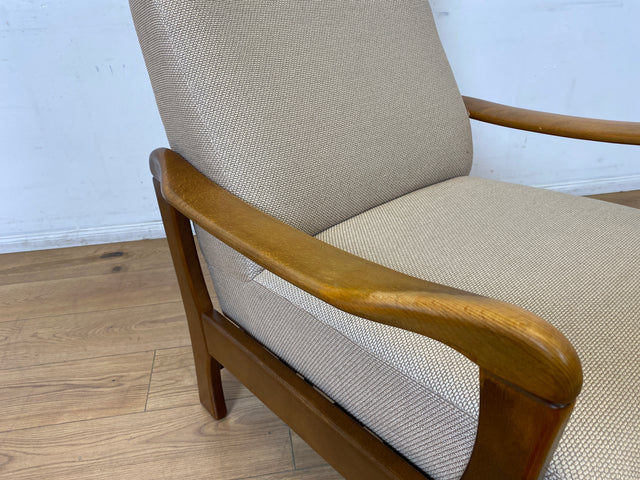 WMK I Hochwertiger verstellbarer Designer Relax Sessel von Joop mit Originalbezug und ausfahrbarer Fußablage