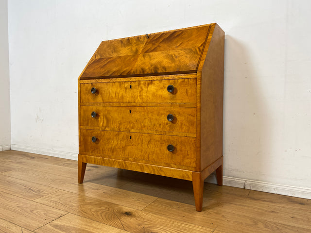 Hochwertiger und sehr gut erhaltener skandinavischer Mid-Century Sekretär I Vollholz I Schreibsekretär Schreibschrank Schreibkommode Kommode Schreibtisch Vintage 50er 60er I
