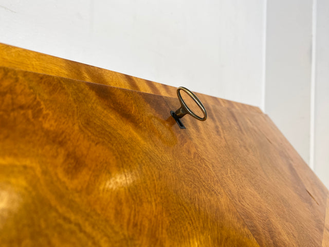 Hochwertiger und sehr gut erhaltener skandinavischer Mid-Century Sekretär I Vollholz I Schreibsekretär Schreibschrank Schreibkommode Kommode Schreibtisch Vintage 50er 60er I