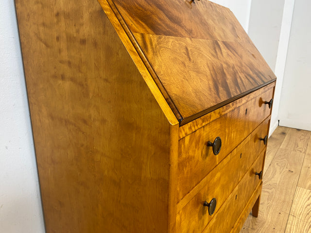 Hochwertiger und sehr gut erhaltener skandinavischer Mid-Century Sekretär I Vollholz I Schreibsekretär Schreibschrank Schreibkommode Kommode Schreibtisch Vintage 50er 60er I