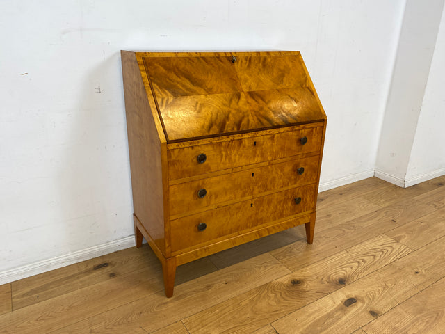 Hochwertiger und sehr gut erhaltener skandinavischer Mid-Century Sekretär I Vollholz I Schreibsekretär Schreibschrank Schreibkommode Kommode Schreibtisch Vintage 50er 60er I