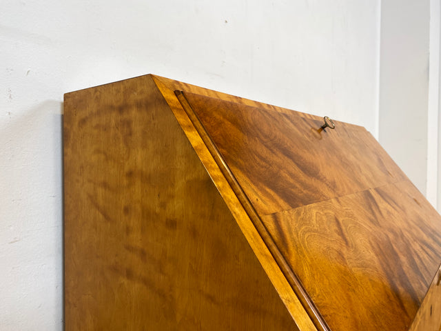 Hochwertiger und sehr gut erhaltener skandinavischer Mid-Century Sekretär I Vollholz I Schreibsekretär Schreibschrank Schreibkommode Kommode Schreibtisch Vintage 50er 60er I