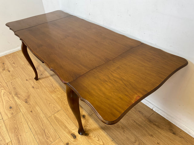 Eleganter und hochwertiger ausziehbarer 60er Jahre Chippendale Esstisch von Ottensarndt I Tisch Esszimmertisch Küchentisch Holztisch Ausziehtisch Dining Table Vintage Barock I