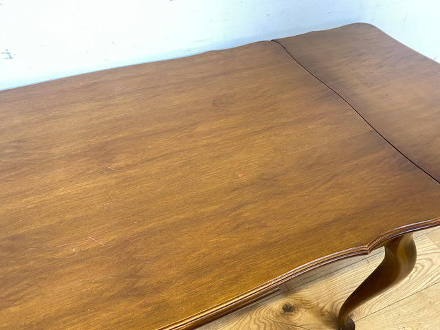 Eleganter und hochwertiger ausziehbarer 60er Jahre Chippendale Esstisch von Ottensarndt I Tisch Esszimmertisch Küchentisch Holztisch Ausziehtisch Dining Table Vintage Barock I