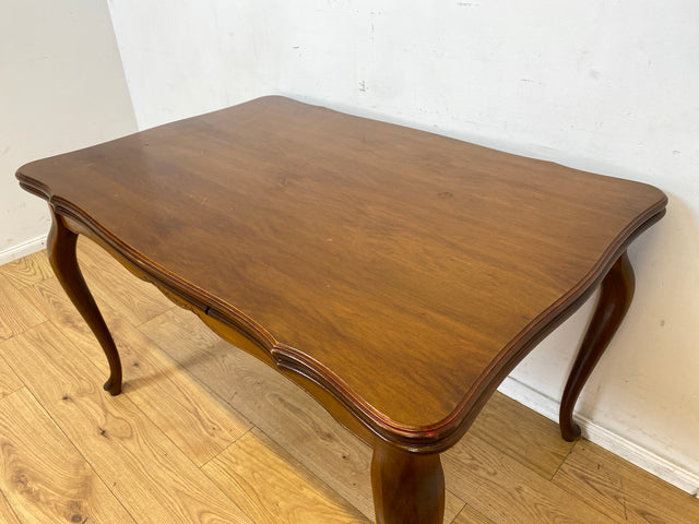 Eleganter und hochwertiger ausziehbarer 60er Jahre Chippendale Esstisch von Ottensarndt I Tisch Esszimmertisch Küchentisch Holztisch Ausziehtisch Dining Table Vintage Barock I