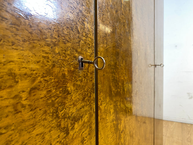 Hochwertiger und gut erhaltener 30er Jahre Art Deco Kleiderschrank aus vollem Holz mit Schublade I Schrank Schlafzimmerschrank Wäscheschrank Wardrobe Vintage Antik I